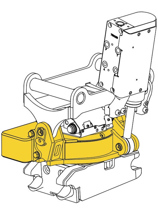 Part Rotator Rotator frame | Engcon Spare Parts