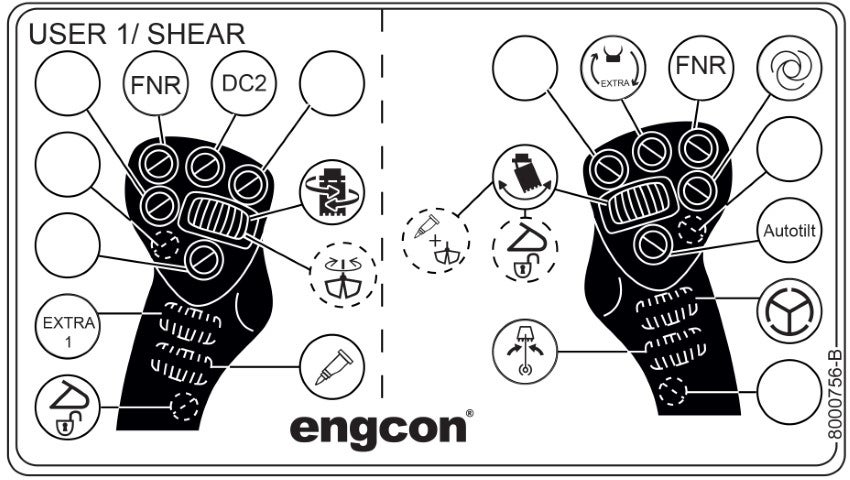Decal - MIG2 - Liebherr - Wheel control