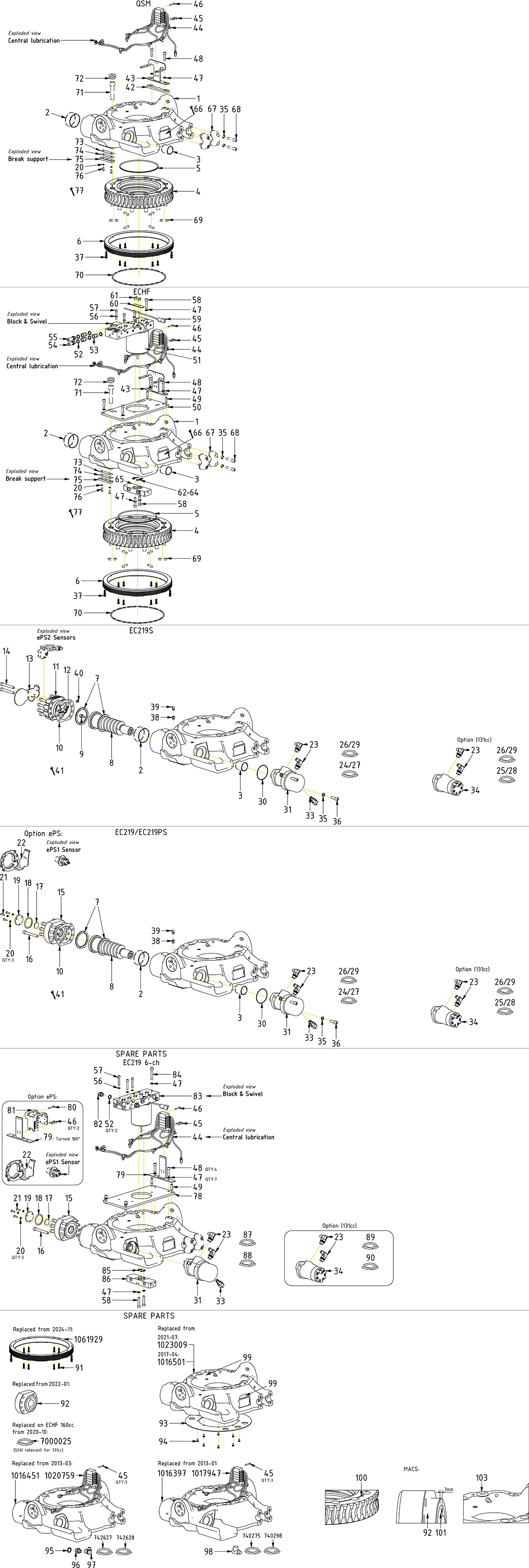 Eng Components Main components | Engcon Spare Parts