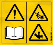 Decal - Warning on SR SWD - 65x55