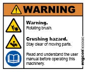 Decal - Warning on SR SWD for NA - 60x50
