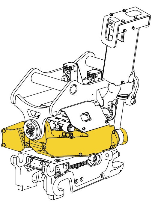 Part Rotator Rotator frame | Engcon Spare Parts