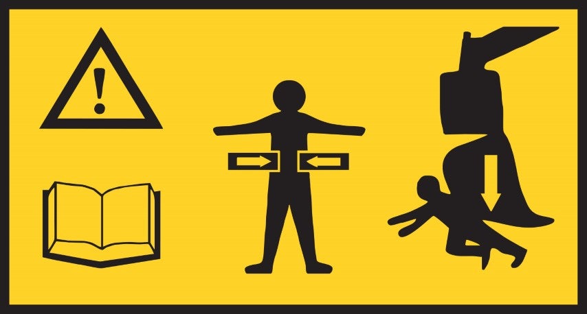 Decal - Warning on GRD - 65x55